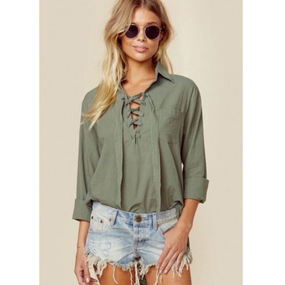 Faithfull Lace-up Tunic